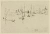 JAMES A. M. WHISTLER Boats, Dordrecht.